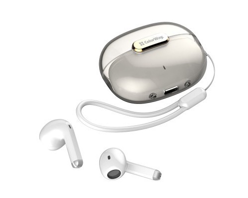 Навушники ColorWay Slim TWS-2 Earbuds White (CW-TWS2WT)