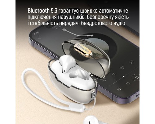 Навушники ColorWay Slim TWS-2 Earbuds White (CW-TWS2WT)