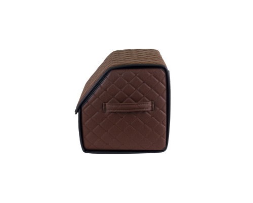 Сумка-органайзер EVAtech ECO S 30x30x35 см коричнева з коричневою ниткою (EHECESZZBR)