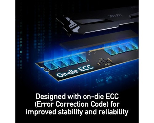 Модуль пам'яті для комп'ютера DDR5 32GB (2x16GB) 7200 MHz Ares RGB Black Lexar (LD5U16G72C34LA-RGD)