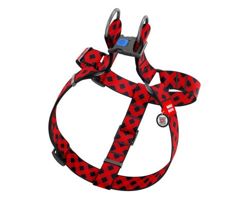 Шлея для собак WAUDOG Nylon з QR паспортом 