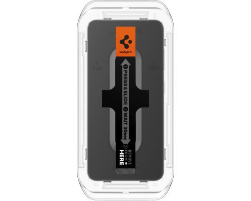 Скло захисне Spigen Samsung Galaxy S24 tR EZ Fit HD (2 Pack) (AGL07440)
