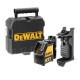 Лазерний нівелір DeWALT лінійний, 3 батареї тип АА, зелений промінь, 1.7 кг (DW088CG)
