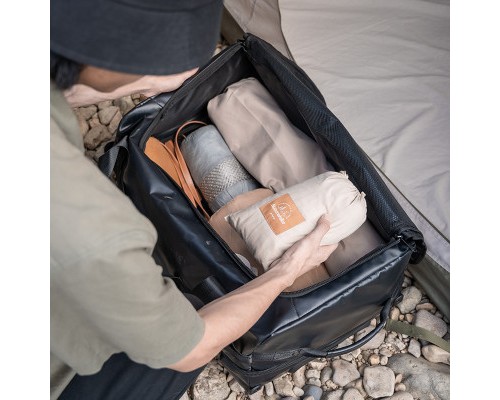 Дорожня сумка Naturehike на колесах NH21LX002 розмір М чорна (6975641885443)