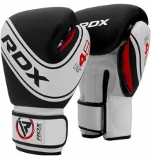Боксерські рукавички RDX 4B Robo Kids White/Black 6 унцій (JBG-4B-6oz)