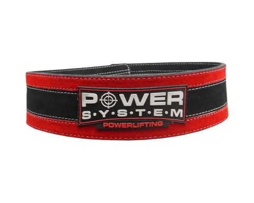 Атлетичний пояс Power System Stronglift PS-3840 Black/Red S/M (PS_3840RD-3)
