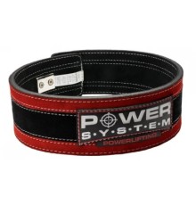 Атлетичний пояс Power System Stronglift PS-3840 Black/Red S/M (PS_3840RD-3)