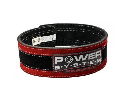 Атлетичний пояс Power System Stronglift PS-3840 Black/Red S/M (PS_3840RD-3)