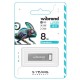 USB флеш накопичувач Wibrand 8GB Chameleon Silver USB 2.0 (WI2.0/CH8U6S) 