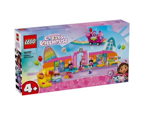 Конструктор LEGO Gabby's Dollhouse Святкова кімната Ґаббі (10797)