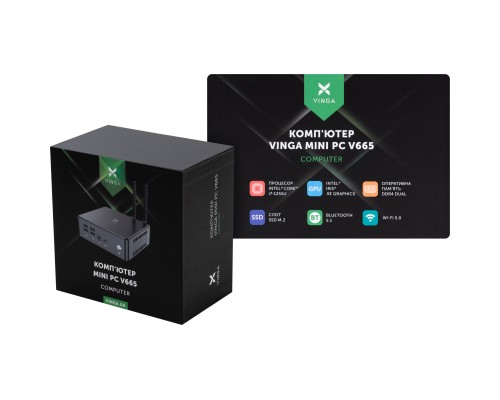 Комп'ютер Vinga Mini PC V665 (V6651255U.321T)