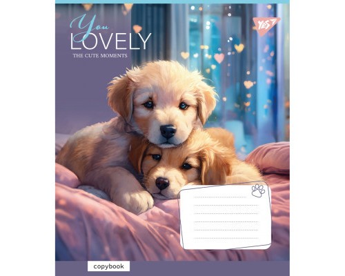 Зошит Yes You Lovely 12 аркушів лінія (766954)