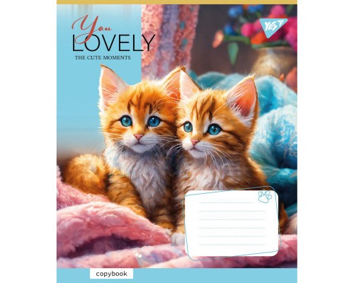 Зошит Yes You Lovely 12 аркушів лінія (766954)