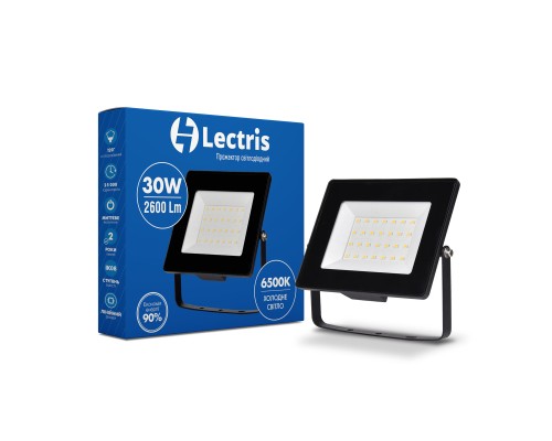 Прожектор Lectris 30W 2600Лм 6500K 185-265V IP65 (1-LС-3003)