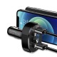 FM модулятор XO BCC-02 3.1A/2 USB Black (ВCC-02) 