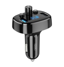 FM модулятор XO BCC-02 3.1A/2 USB Black (ВCC-02)