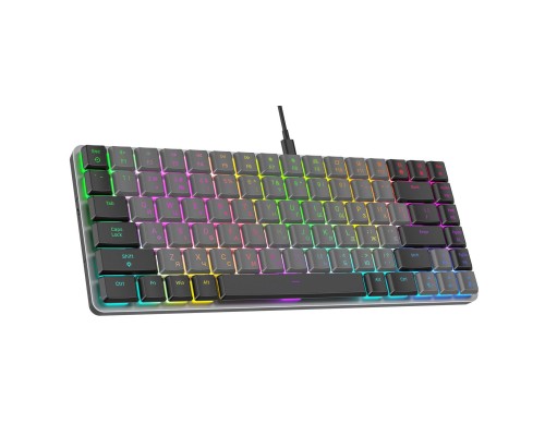 Клавіатура GamePro MK141R Red Swich Low Profile RGB USB Dark Gray (MK141R)