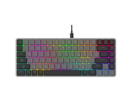 Клавіатура GamePro MK141R Red Swich Low Profile RGB USB Dark Gray (MK141R)