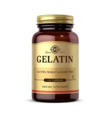 Вітамін Solgar Желатин, Gelatin, 100 капсул (SOL01240)