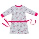 Піжама дитяча Matilda з халатом (7463-110G-fuchsia)
