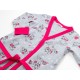 Піжама дитяча Matilda з халатом (7463-110G-fuchsia)