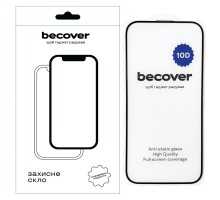 Скло захисне BeCover Apple iPhone 16 10D Black (712321)
