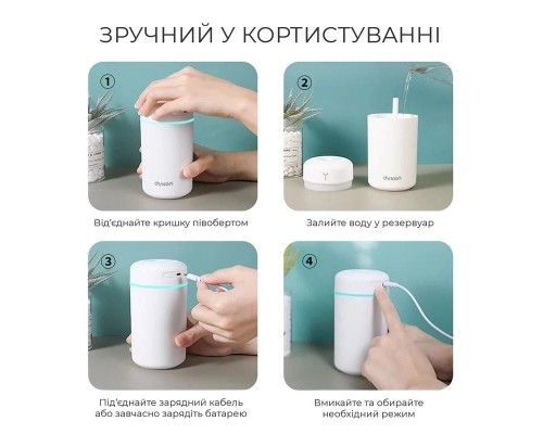 Зволожувач повітря DYXON MEGAHUMI 420 White (DXNZVMGHMI420W)