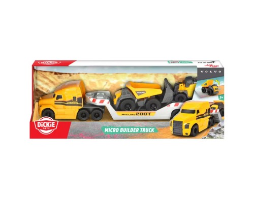 Спецтехніка Dickie Toys Вантажівка Мак з технікою Вольво (3725005) Спецтехніка Dickie Toys Вантажівка Мак з технікою Вольво (3725005)