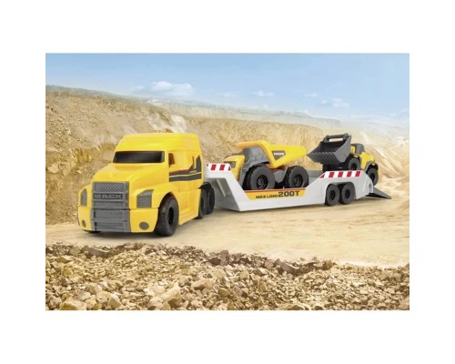 Спецтехніка Dickie Toys Вантажівка Мак з технікою Вольво (3725005) Спецтехніка Dickie Toys Вантажівка Мак з технікою Вольво (3725005)
