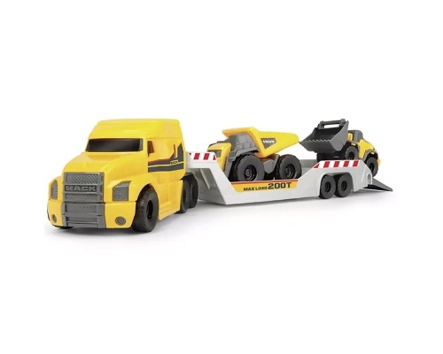 Спецтехніка Dickie Toys Вантажівка Мак з технікою Вольво (3725005) Спецтехніка Dickie Toys Вантажівка Мак з технікою Вольво (3725005)