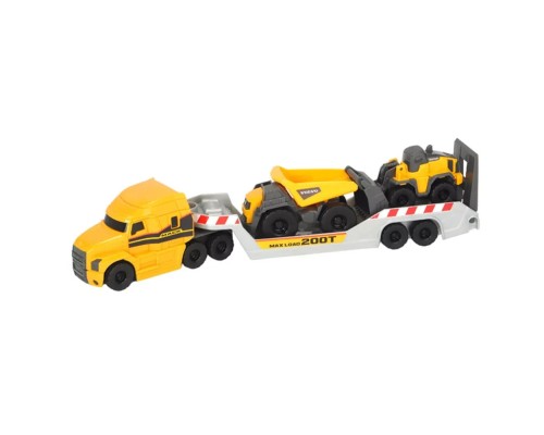 Спецтехніка Dickie Toys Вантажівка Мак з технікою Вольво (3725005) Спецтехніка Dickie Toys Вантажівка Мак з технікою Вольво (3725005)