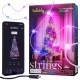 Гірлянда Twinkly Smart LED Strings USB 100 Pearl-shaped RGB LEDs, Clear Wire, USB-C 6м (TWKP100RGB-T)