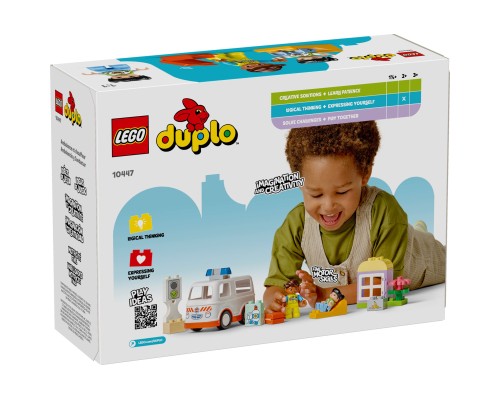 Конструктор LEGO DUPLO Town Швидка допомога та водій (10447)