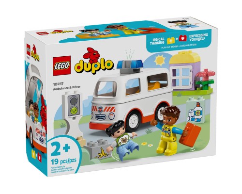 Конструктор LEGO DUPLO Town Швидка допомога та водій (10447)