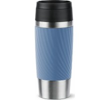 Термокружка Tefal Travel Mug Classic Twist, 360мл, нержавіюча сталь, блакитний (N2024510)