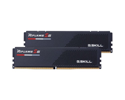 Модуль пам'яті для комп'ютера DDR5 48GB (2x24GB) 5200 MHz Ripjaws S5 Black G.Skill (F5-5200J4040A24GX2-RS5K)
