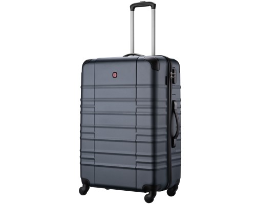 Валіза Wenger Amplar, велика, пластик, 4 колеса, синя (653141)