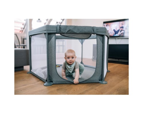Дитячий манеж FreeON HEXAGON Grey (44459)