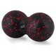 Масажний м'яч PowerPlay PP-4352 Epp foam peanut ball (d8х16cm) Чорно/Червоний (PP_4352_Red_8*16)