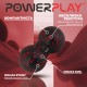 Масажний м'яч PowerPlay PP-4352 Epp foam peanut ball (d8х16cm) Чорно/Червоний (PP_4352_Red_8*16)