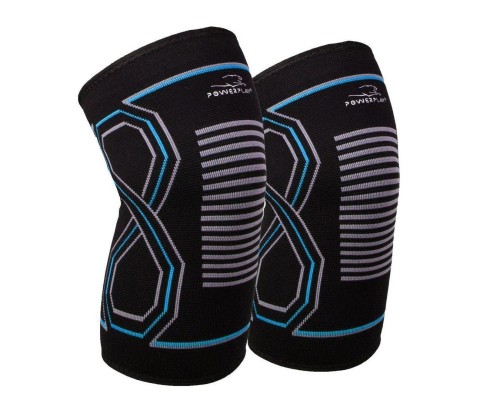 Фіксатор коліна PowerPlay PP-4099 Knee SupportЧорно/Сині L/XL (PP_4099_L/XL_Bl/Blue)