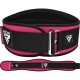 Атлетичний пояс RDX RX3 EVA Curve неопреновий Sharp Pink XS (WBE-RX3SP-XS)