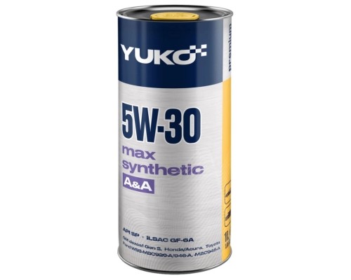 Моторна олива Yuko MAX SYNTHETIC A&A 5W-30 API SP 1л (4823110400937)