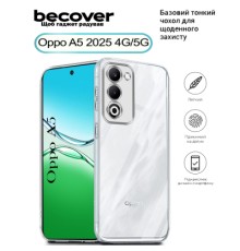 Чохол до мобільного телефона BeCover Silicone Oppo A5 2025 4G/5G Transparent (713882)