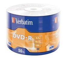 Диск DVD Verbatim 4.7Gb 16X Wrap-box 50шт MATT SILVER (43788) Диск DVD Verbatim 4.7Gb 16X Wrap-box 50шт MATT SILVER (43788)