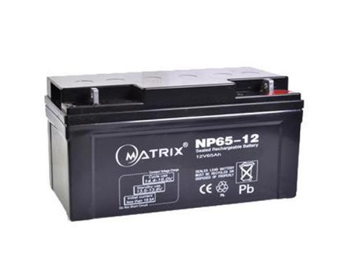 Батарея до ДБЖ Matrix 12V 65AH (NP65-12) 