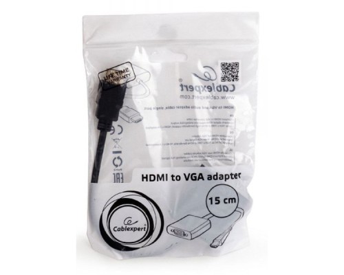 Перехідник HDMI to VGA Cablexpert (A-HDMI-VGA-03) Перехідник HDMI to VGA Cablexpert (A-HDMI-VGA-03)