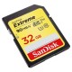 Карта пам'яті SanDisk 32GB SDHC class 10 UHS-I U3 4K Extreme (SDSDXVE-032G-GNCIN)