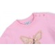 Кофта дитяча Breeze з мереживним метеликом (10086-92G-pink)