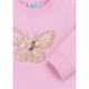 Кофта дитяча Breeze з мереживним метеликом (10086-92G-pink)